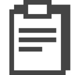 Clipboard Text SVG Icon